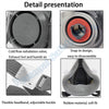 Detail presentation of a half face respirator mask showing various components like the cold flow exhalation valve, snap-in de