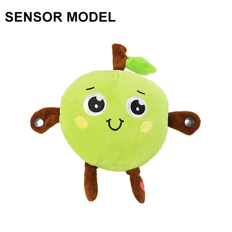 Musical Fruit Plush Toy with Beat Detection and Recording