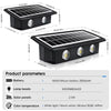 Dual-Direction Solar Wall Light