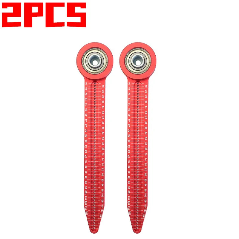 Präzisions-Zirkel aus Aluminium für Kreise und Bögen