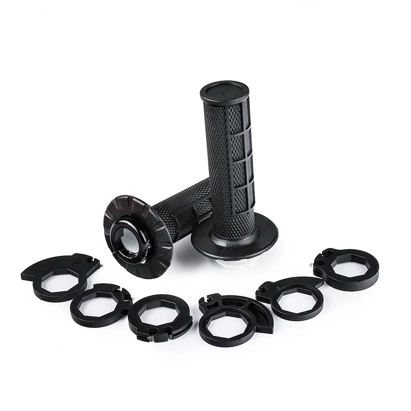 Universal 22mm Lock-On Handlebar Grips for Dirt Bikes & Motorcycles