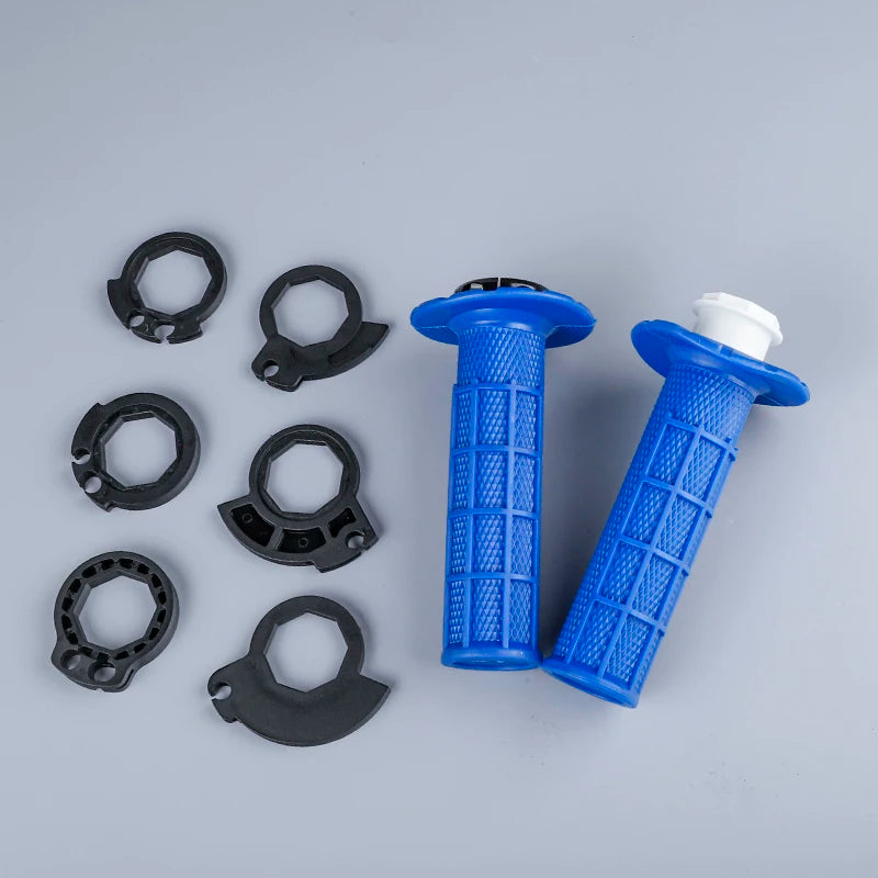 Universal 22mm Lock-On Handlebar Grips for Dirt Bikes & Motorcycles