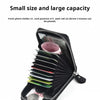 Compact Zipper Card Wallet with Multiple Slots