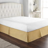 Wrap-Around Ruffle Bed Skirt with Elastic Belt - 15 Inch Drop