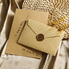 Premium Linen Stationery Set with Wax Seal Kit