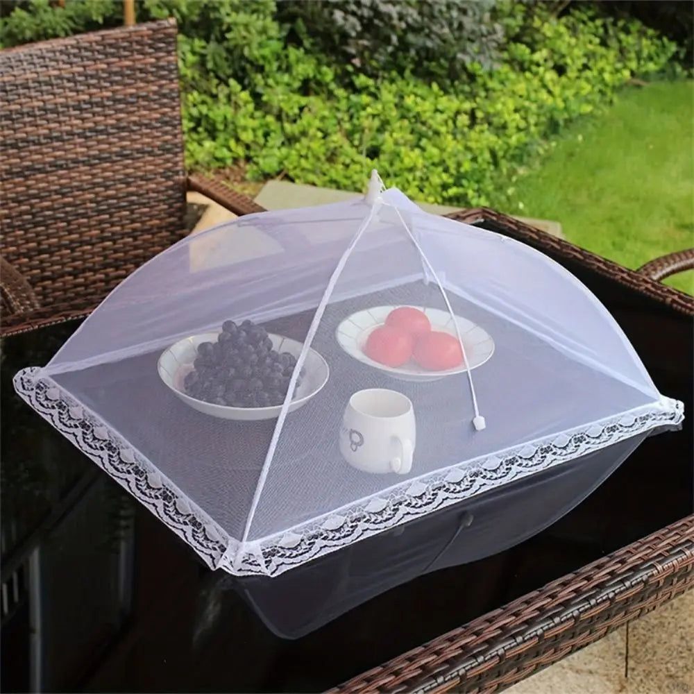 Foldable Mesh Food Cover for Outdoor Dining