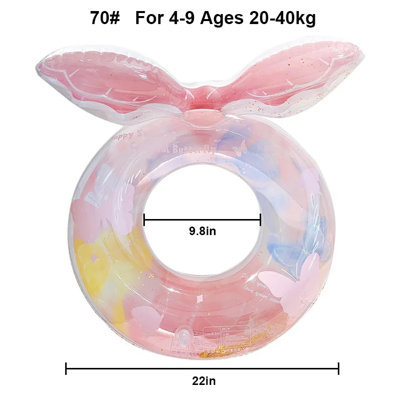 Mermaid-Inspired Inflatable Pool Float