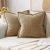 Corduroy Lumbar Pillow Cover for Office and Home