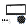 Carbon Fiber License Plate Frame with Anti-Rust Protection