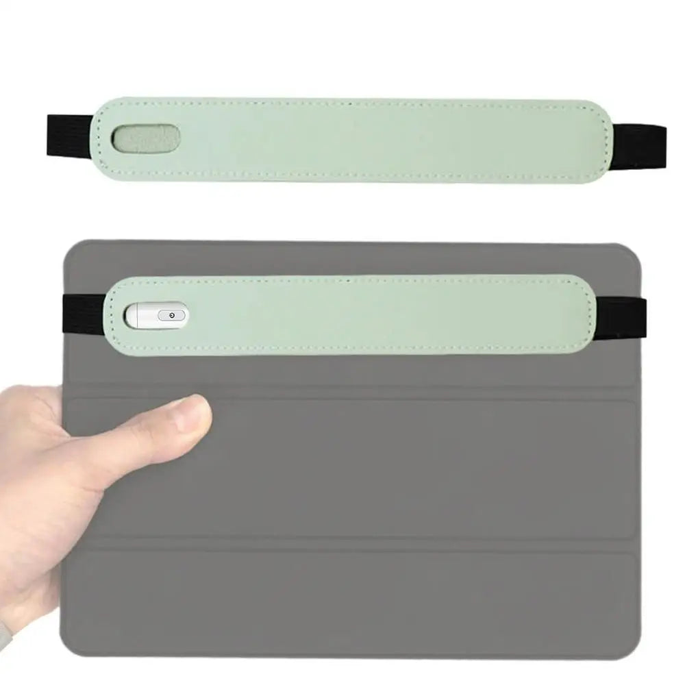 Leather Stylus Pen Sleeve with Elastic Band