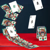 Portable Mahjong Card Set with Dice for Travel and Parties