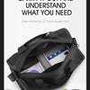 Versatile Travel Gym Bag with Wet/Dry Separation