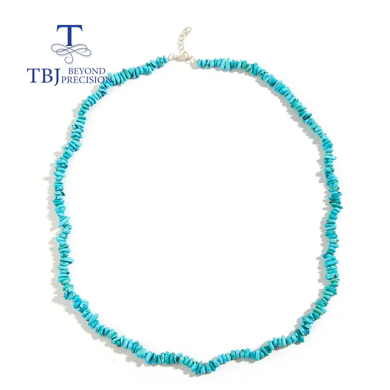 Collar con Colgante de Turquesa y Plata de Ley 925