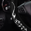 Flame Totem Fabric Steering Wheel Cover (Fits 14.5-15 Inch)