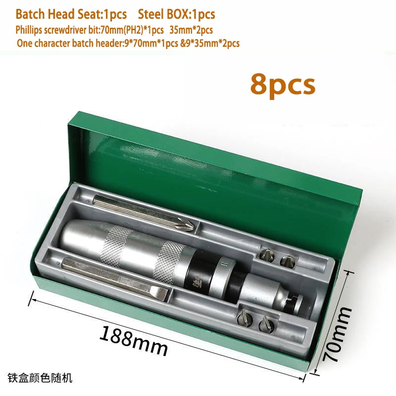 13-Piece Impact Screwdriver Kit for Stubborn Screws