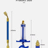 A set of 1 oz air conditioning oil and dye injector components including a syringe, coupler, and fittings.