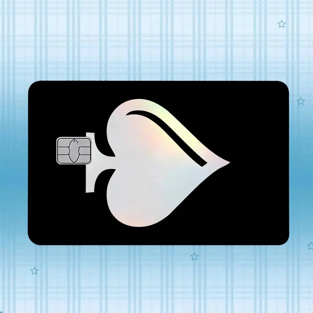 Holographic Card Skin Stickers (4-Pack) – Waterproof, Scratch-Resistant