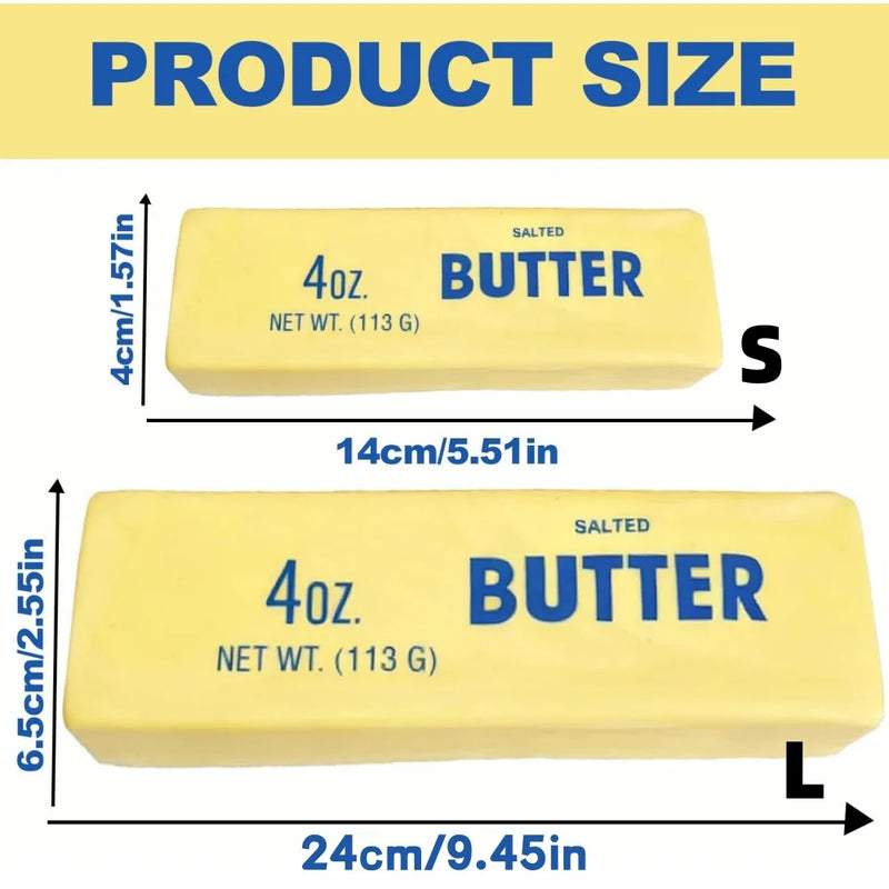 Realistic Butter Squeeze Fidget Toy