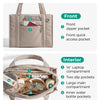 Lightweight Quilted Tote Bag with Crossbody Strap