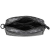 Men's Casual PU Leather Shoulder Bag with Zipper Pockets