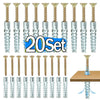 Heavy-Duty Serrated Expansion Screws with Anchor Tubes