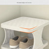 Space-Saving Plastic Shoe Rack for Entryway & Closet