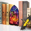 Acrylic Rose Gothic Arch Bookend for Bookshelf Decor