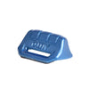 Blue plastic window switch trim covers for Jeep Wrangler JL and Gladiator JT vehicles