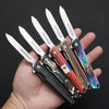 Stainless Steel Folding Utility Knife with Pocket Clip