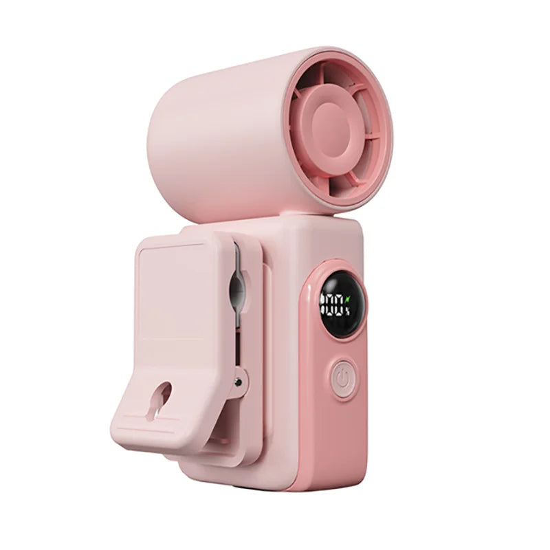 Tragbarer Mini-Klappventilator mit USB-C-Ladung