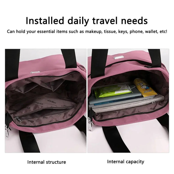 Lightweight Waterproof Nylon Tote Bag