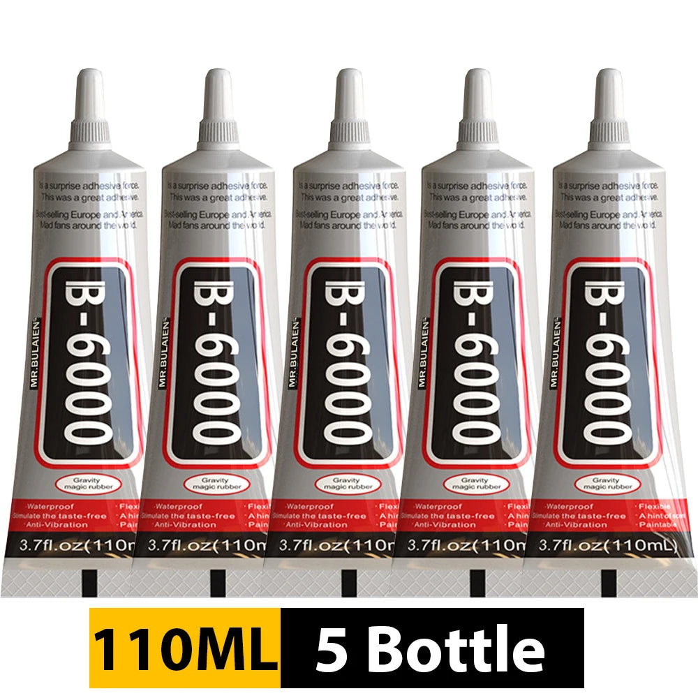 B6000 Multi-Purpose Clear Adhesive with Precision Applicator