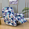 Printed Recliner Cover with Side Pocket — 4-Piece Set