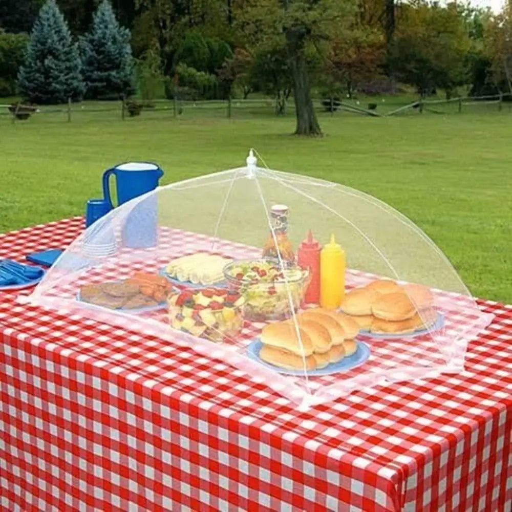 Foldable Mesh Food Cover for Outdoor Dining