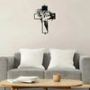 Elegant Metal Cross Wall Art for Home and Office