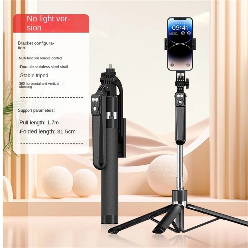 360° Rotating Bluetooth Selfie Stick & Tripod with Wireless Remote