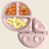 Silicone Suction Plate with Lid for Baby Led Weaning