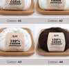 100% Organic Cotton Yarn for Knitting and Crocheting (2-Pack)