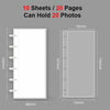 Clear 2x6 Photo Strip Album with 20 Protective Pages