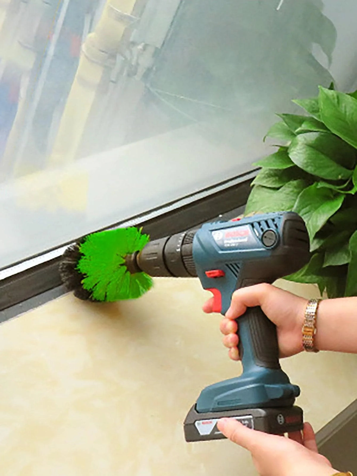 Rotary Drill Brush Cleaning Kit for Deep Scrubbing