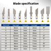 13-Piece Aluminum Alloy Carving Knife Set for Precision Crafting