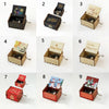 Hand-Cranked Wooden Music Box
