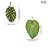 Leaf-Shaped Absorbent Microfiber Towel with Hang Loop