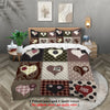 3-Piece Microfiber Comforter Set with Duvet Cover and Pillowcases