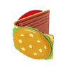 3D Burger Foldable Wallet with Card Holder