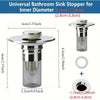 Universal Stainless Steel Pop-Up Drain Filter