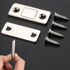Ultra-Thin Magnetic Cabinet Catch - Invisible Adhesive Door Stopper