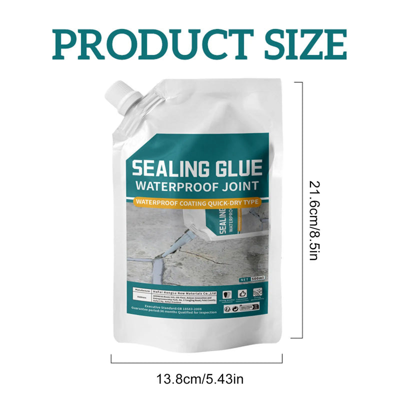 Heavy-Duty Concrete Crack Filler & Waterproof Sealant