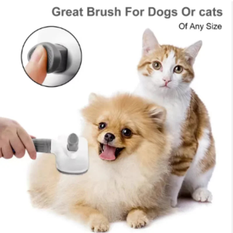 Self-Cleaning Pet Grooming Brush