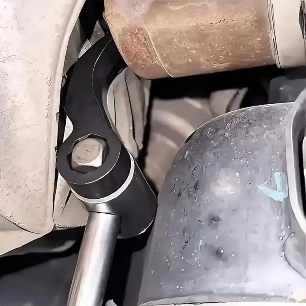 Angle-Type Half Axle Disassembly Tool with Drive Pry Bar Adapter